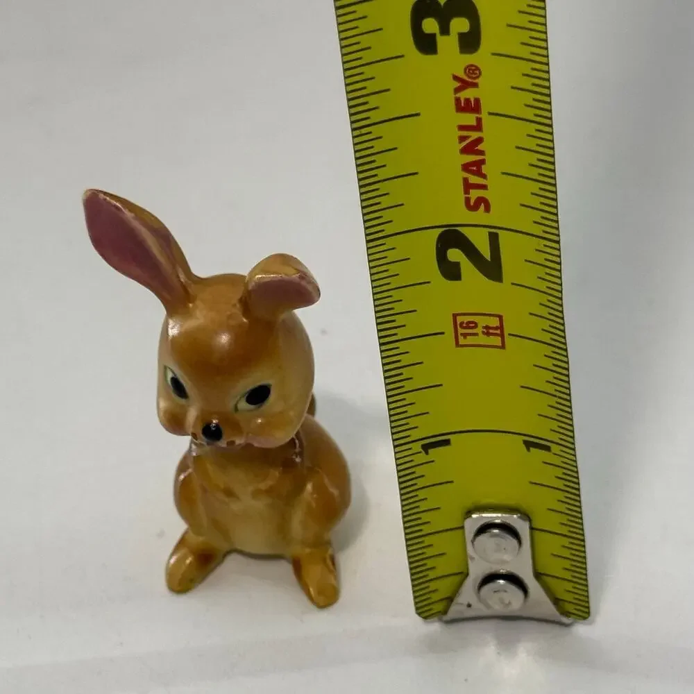 Tiny Vintage Ceramic MCM Bunny Animal Miniature - Picture 4 of 4